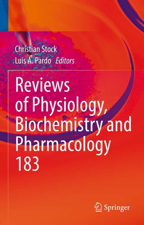 Book cover of Targets of Cancer Diagnosis and Treatment: Ion Transport in Tumor Biology (1st ed. 2022) (Reviews of Physiology, Biochemistry and Pharmacology #183)