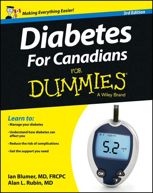 Book cover of Diabetes For Canadians For Dummies (3)