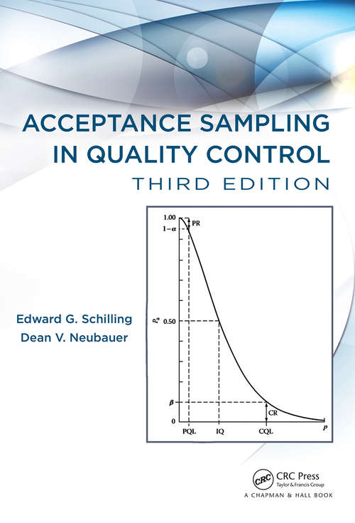 Book cover of Acceptance Sampling in Quality Control (3)