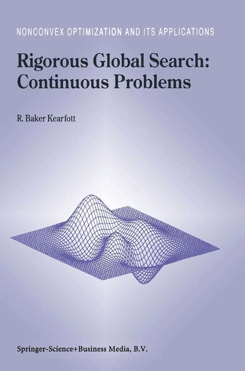 Book cover of Rigorous Global Search: Continuous Problems (1996) (Nonconvex Optimization and Its Applications #13)