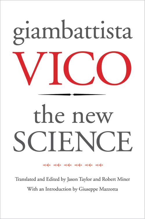 Book cover of The New Science: The First New Science (2) (Cambridge Texts In The History Of Political Thought Ser.)