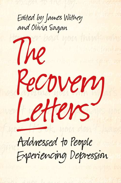 Book cover of The Recovery Letters: Addressed to People Experiencing Depression