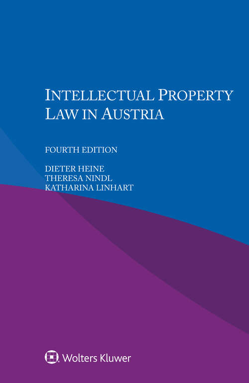 Book cover of Intellectual Property Law in Austria (4)