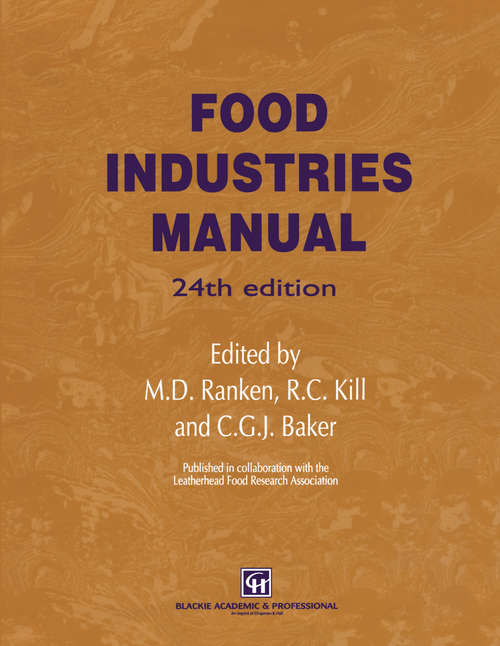 Book cover of Food Industries Manual (24th ed. 1997)