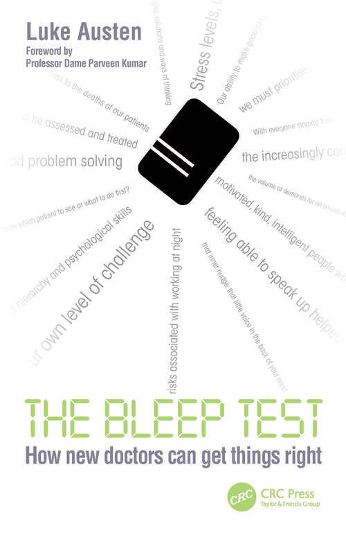 Book cover of The Bleep Test: How New Doctors Can Get Things Right