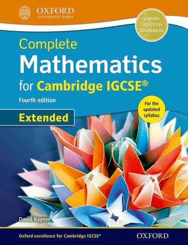 Book cover of Complete Mathematics For Cambridge Igcse® (4) (Cie Igcse Complete Ser.)