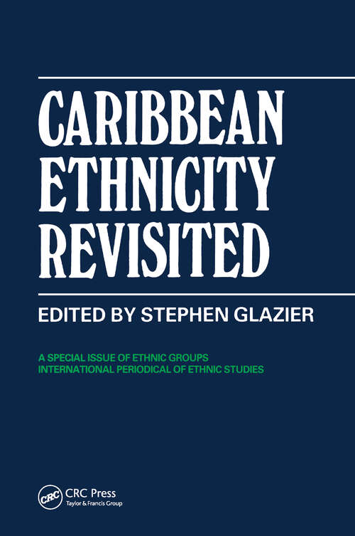 Book cover of Caribbean Ethncty Revisited 4#
