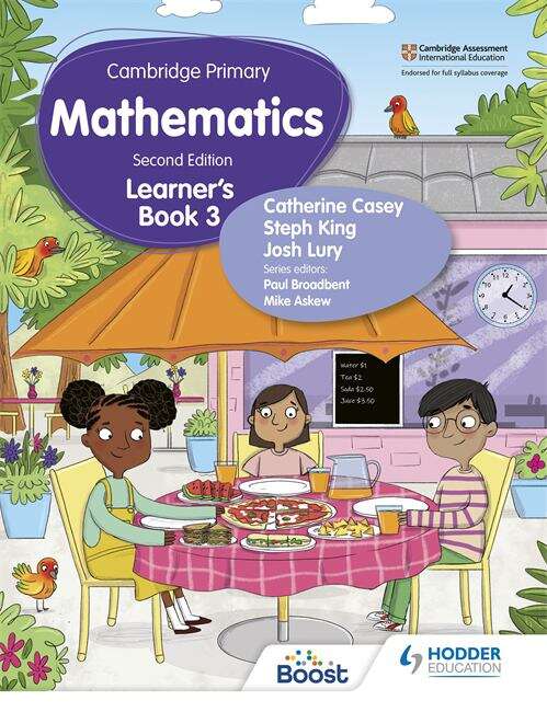 Book cover of Cambridge Primary Mathematics Learner's Book 3 Second Edition