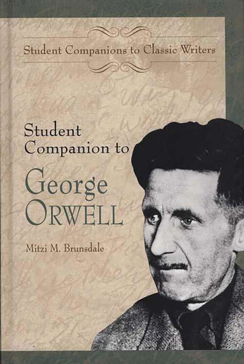 Book cover of Student Companion to George Orwell (Student Companions to Classic Writers)