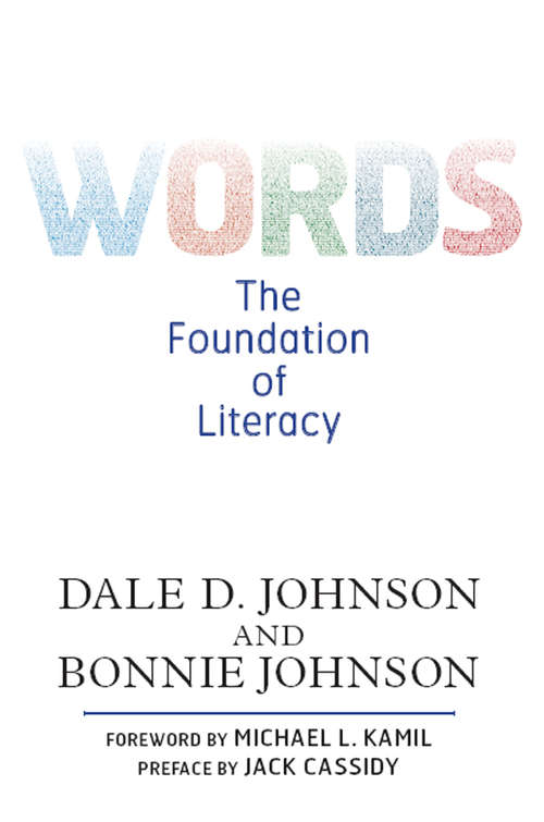 Book cover of Words: The Foundation of Literacy