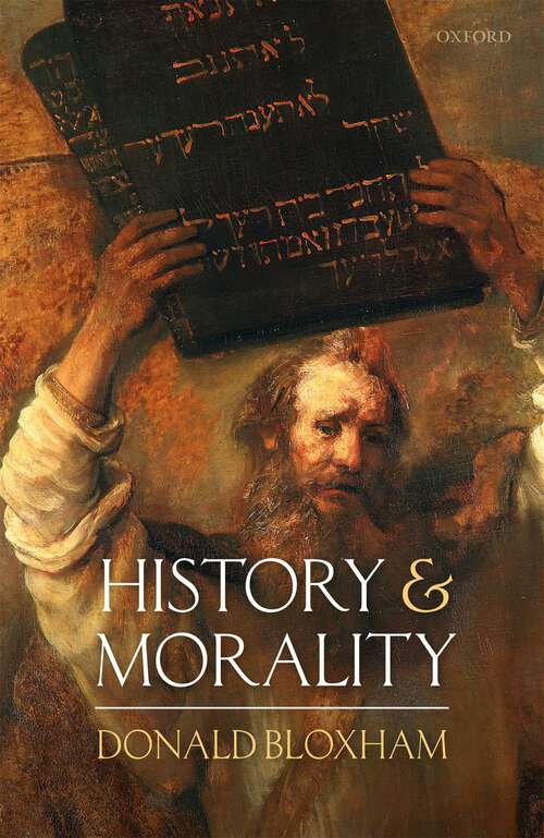 Book cover of History and Morality