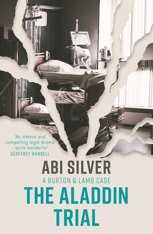 Book cover of The Aladdin Trial: A new Burton & Lamb thriller with an AI twist from the acclaimed author of The Pinocchio Brief (Burton and Lamb #2)