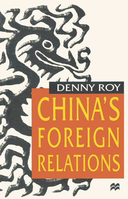 Book cover of China's Foreign Relations (1st ed. 1998)