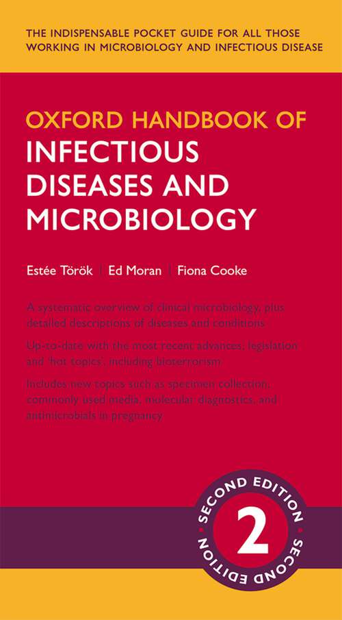 Book cover of Oxford Handbook of Infectious Diseases and Microbiology (Oxford Medical Handbooks)