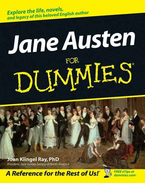 Book cover of Jane Austen For Dummies