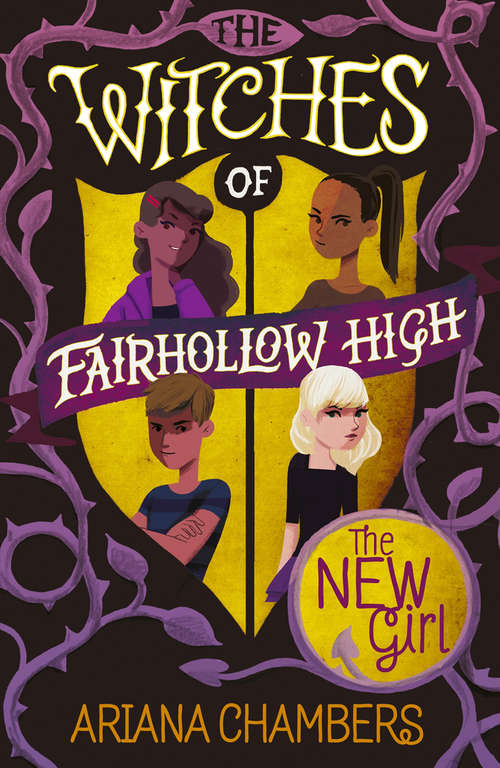 Book cover of The New Girl (The Witches of Fairhollow High #1)