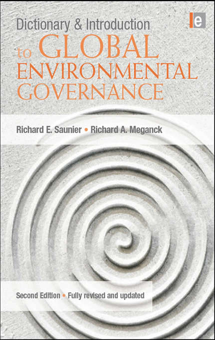 Book cover of Dictionary and Introduction to Global Environmental Governance