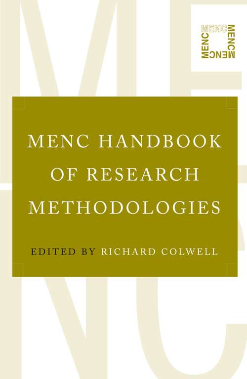 Book cover of MENC Handbook of Research Methodologies