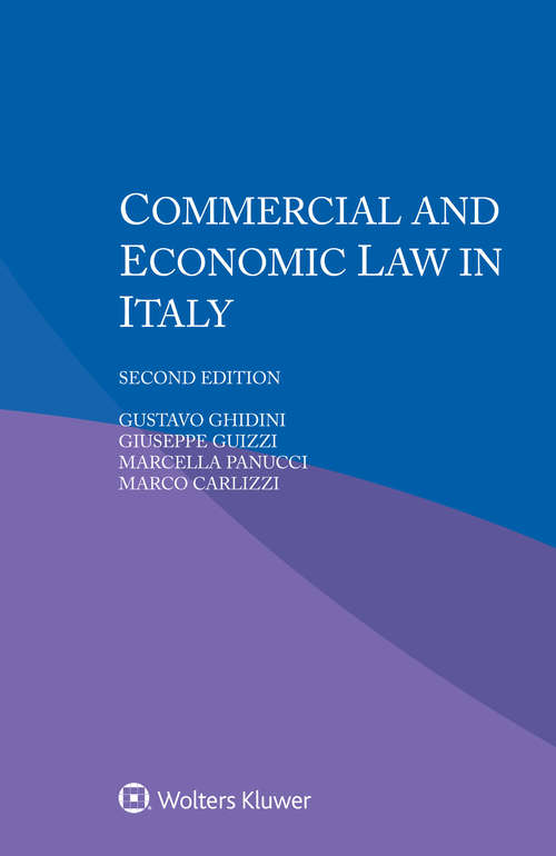 Book cover of Commercial and Economic Law in Italy (2)