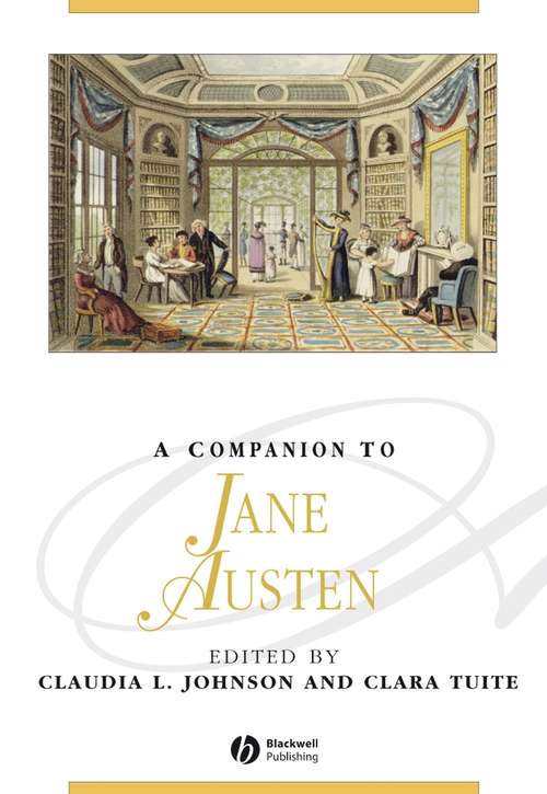 Book cover of A Companion to Jane Austen (Blackwell Companions to Literature and Culture #176)