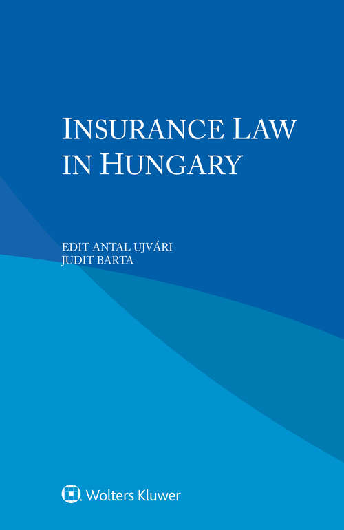 Book cover of Insurance Law in Hungary