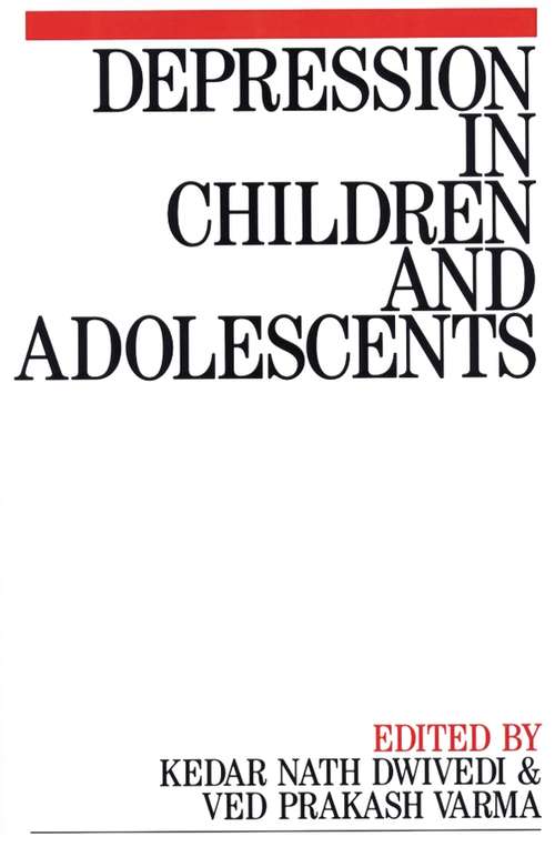 Book cover of Depression in Children and Adolescents