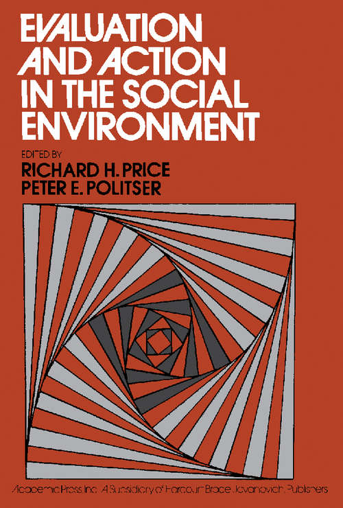 Book cover of Evaluation and Action in the Social Environment