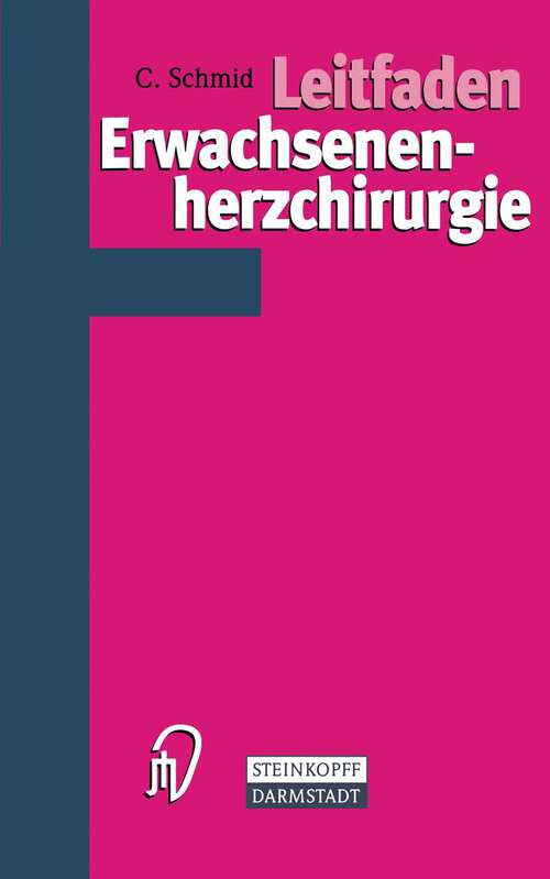 Book cover of Leitfaden Erwachsenenherzchirurgie (2002)