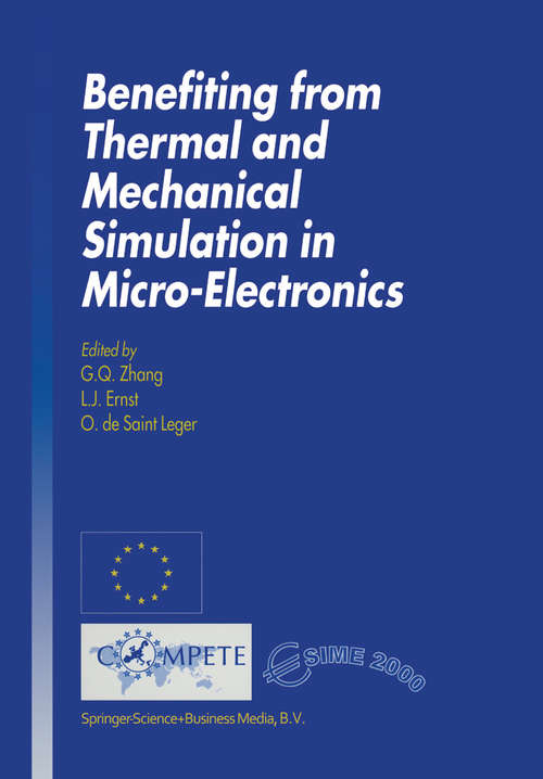 Book cover of Benefiting from Thermal and Mechanical Simulation in Micro-Electronics (2000)