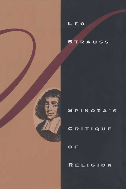 Book cover of Spinoza's Critique of Religion