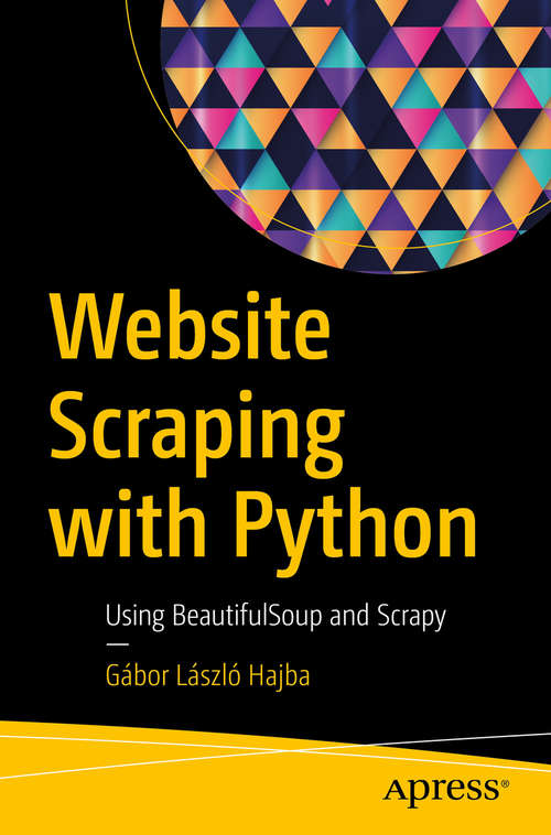 Book cover of Website Scraping with Python