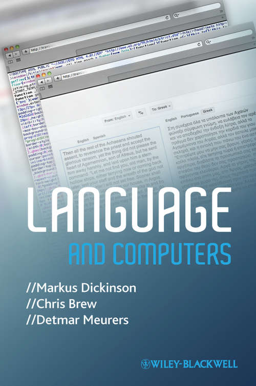 Book cover of Language and Computers