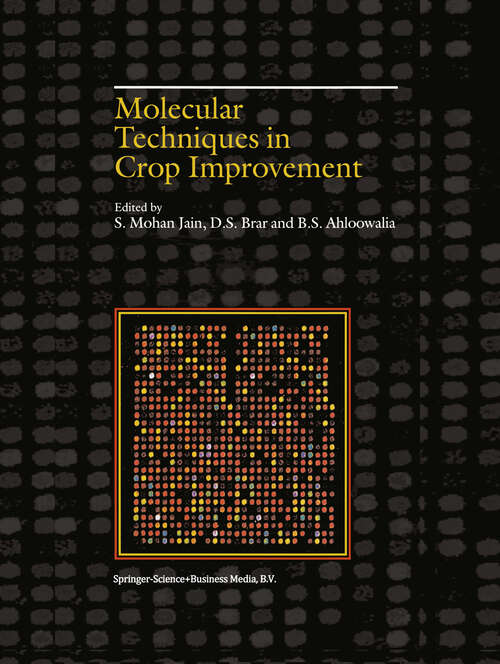 Book cover of Molecular Techniques in Crop Improvement (2002)