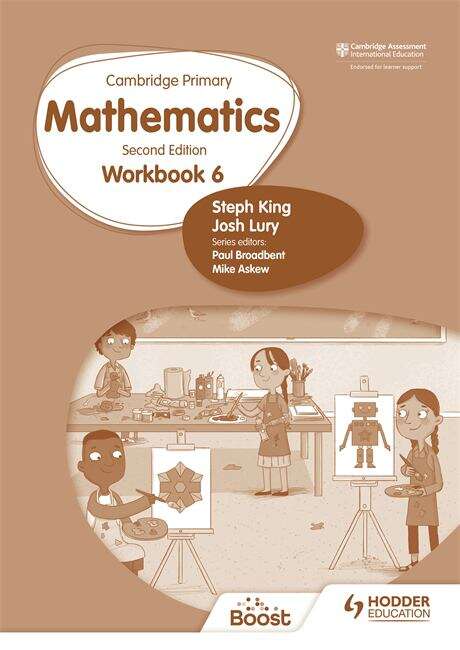 Book cover of Cambridge Primary Mathematics Workbook 6 Second Edition