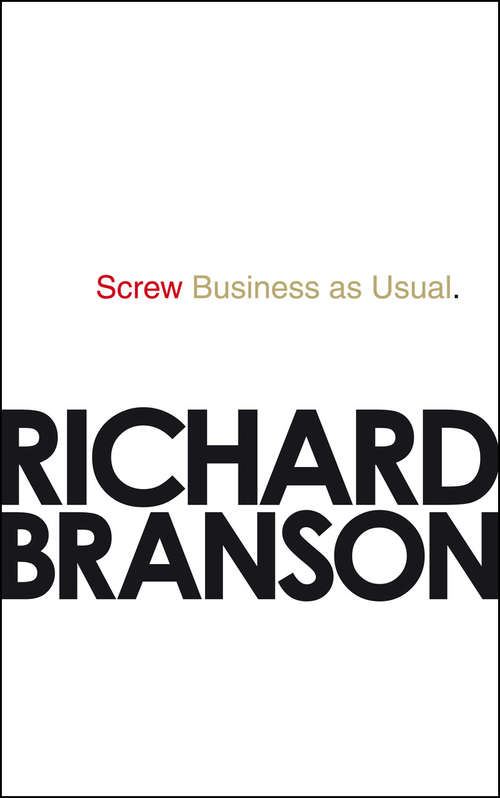 Book cover of Screw Business as Usual