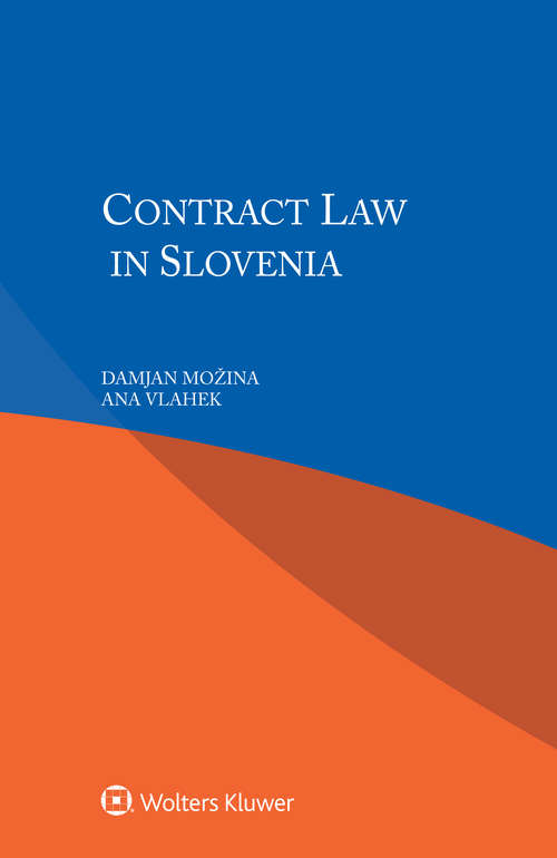 Book cover of Contract Law in Slovenia