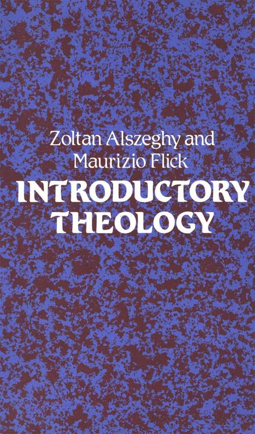 Book cover of Introductory Theology