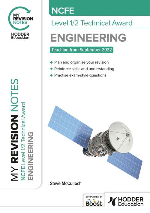Book cover of My Revision Notes: NCFE Level 1/2 Technical Award in Engineering