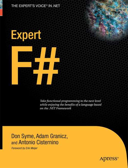 Book cover of Expert F# (1st ed.)