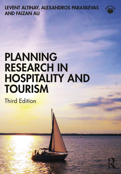 Book cover of Planning Research in Hospitality and Tourism