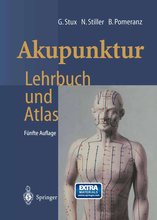 Book cover of Akupunktur: Lehrbuch und Atlas (5. Aufl. 1999)