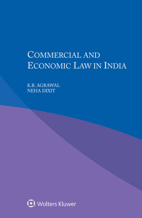 Book cover of Commercial and Economic Law in India