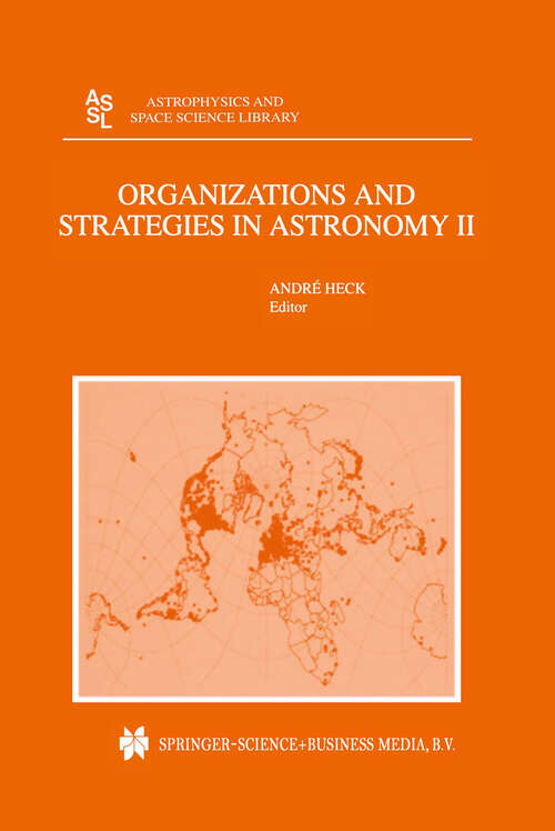 Book cover of Organizations and Strategies in Astronomy: Volume II (2001) (Astrophysics and Space Science Library #266)