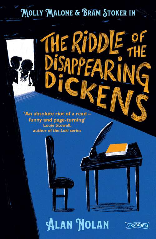 Book cover of The Riddle of the Disappearing Dickens: Molly Malone & Bram Stoker