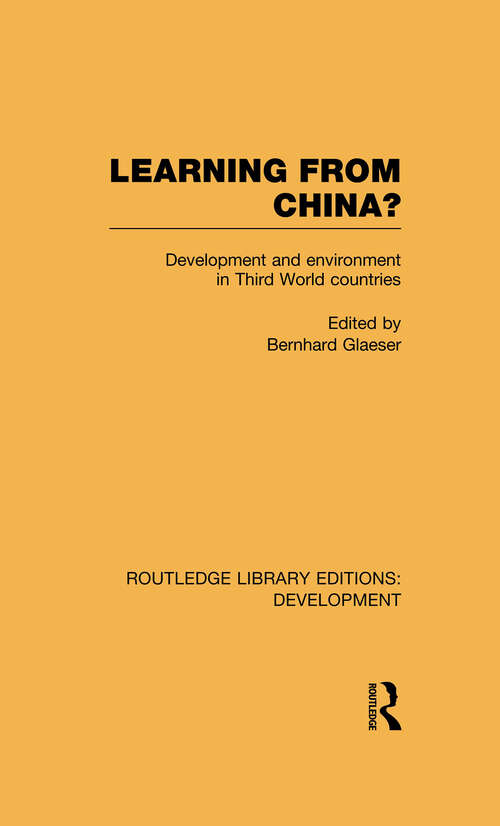 Book cover of Routledge Library Editions: Development Mini-Set E: Development and the Environment