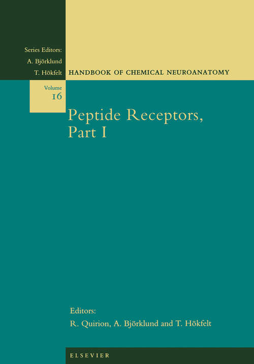 Book cover of Peptide Receptors, Part I (ISSN: Volume 16)