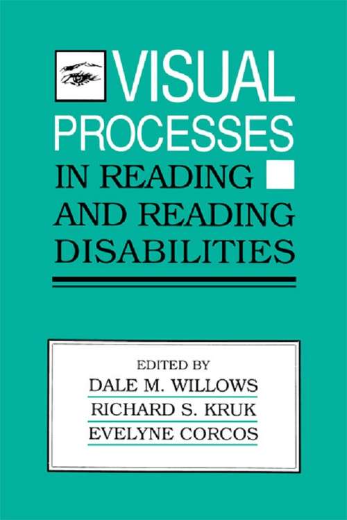 Book cover of Visual Processes in Reading and Reading Disabilities