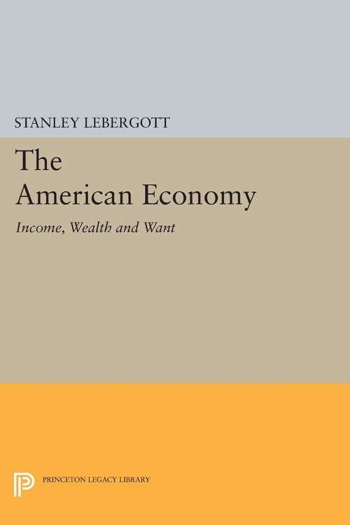 Book cover of The American Economy: Income, Wealth and Want