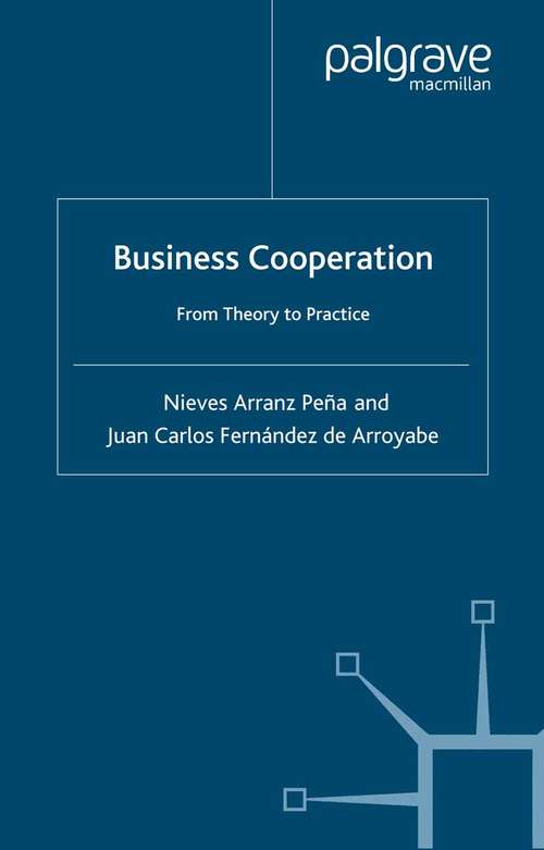 Book cover of Business Cooperation: From Theory to Practice (2002)