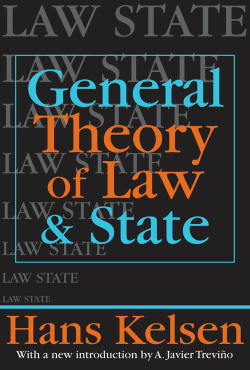 Book cover of General Theory of Law and State